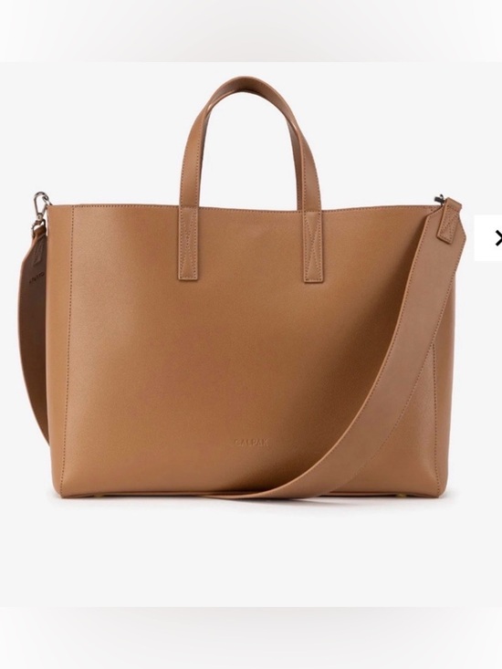 Calpak Handbags - Calpak Haven 16” Laptop Tote Travel Bag Detachable Strap in Toffee